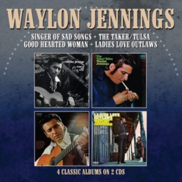 Waylon Jennings - Singer Of Sad Songs / The Taker-Tulsa / Good Hearted Woman / Ladies Love Outlaws Music CD