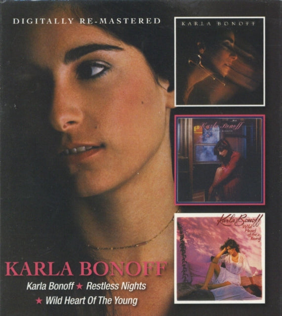 Karla Bonoff - Karla Bonoff / Restless Nights/Wild Heart Of The Young (Remastered) Music CD