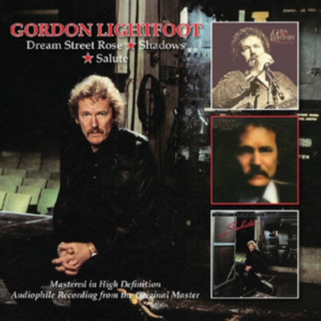 Gordon Lightfoot - Dream Street Rose / Shadows / Salute (Remastered) Music CD