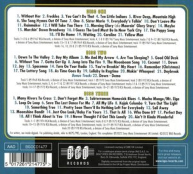 Harry Nilsson - A's & B's Music CD