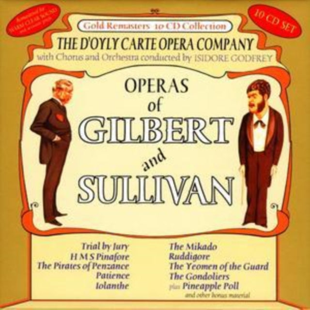 D'oyly Carte Opera Company - Operas Of Gilbert & Sullivan Music CD