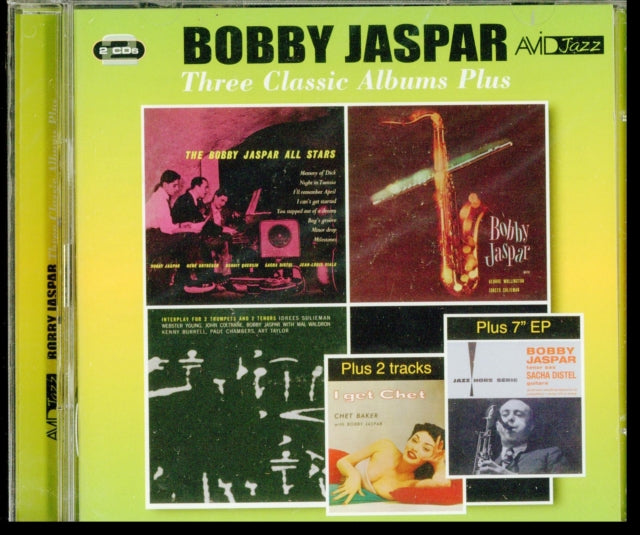 Bobby Jaspar - 3 Classic Albums Plus (Bobby Jaspar All Stars / Tenor & Flute / Interplay For 2 Trumpets & 2 Tenors) Music CD