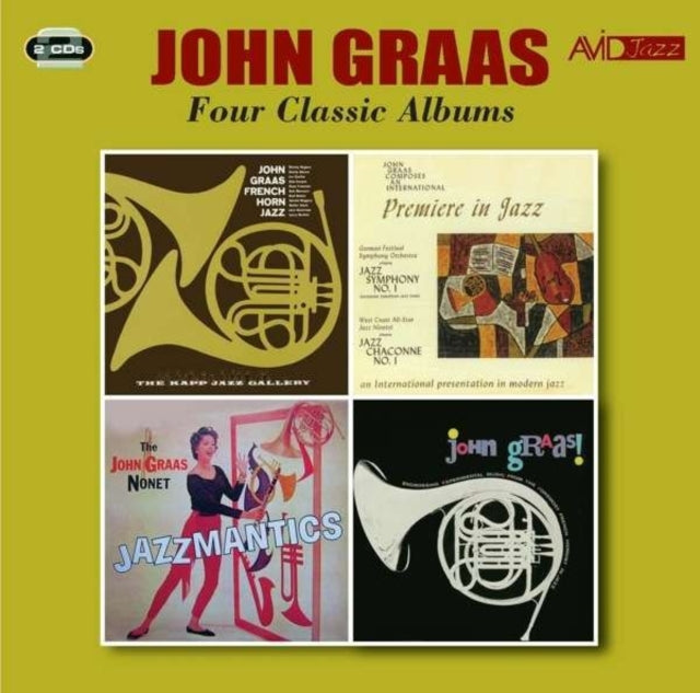 John Graas - 4 Classic Albums (French Horn Music / John Graas / Jazzmantics / Premiere In Jazz) Music CD