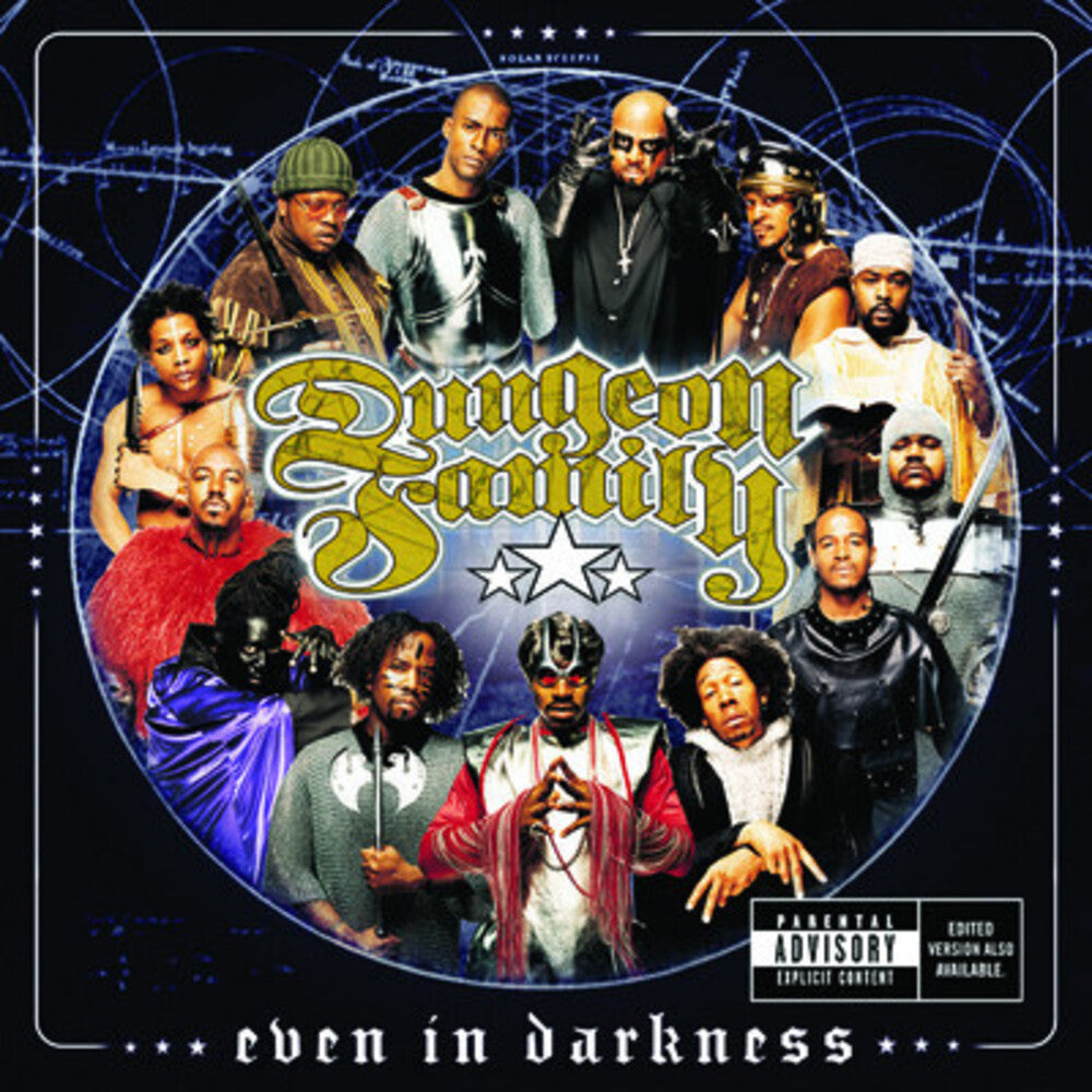 the album cover for Dungeon Family - Even in Darkness