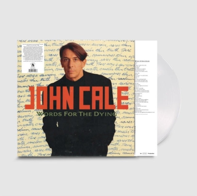 John Cale - Words Or The Dying (Clear LP Vinyl) Vinyl Record