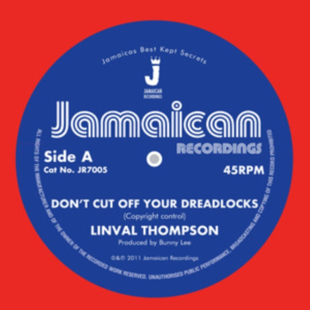 Linval Thompson - Dont Cut Of Your Dreadlocks - 12 Inch Vinyl Record