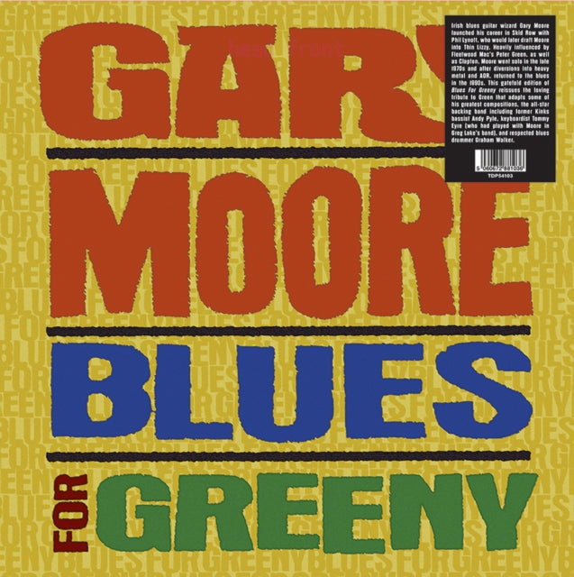 Gary Moore - Blues For Greeny - LP Vinyl Record