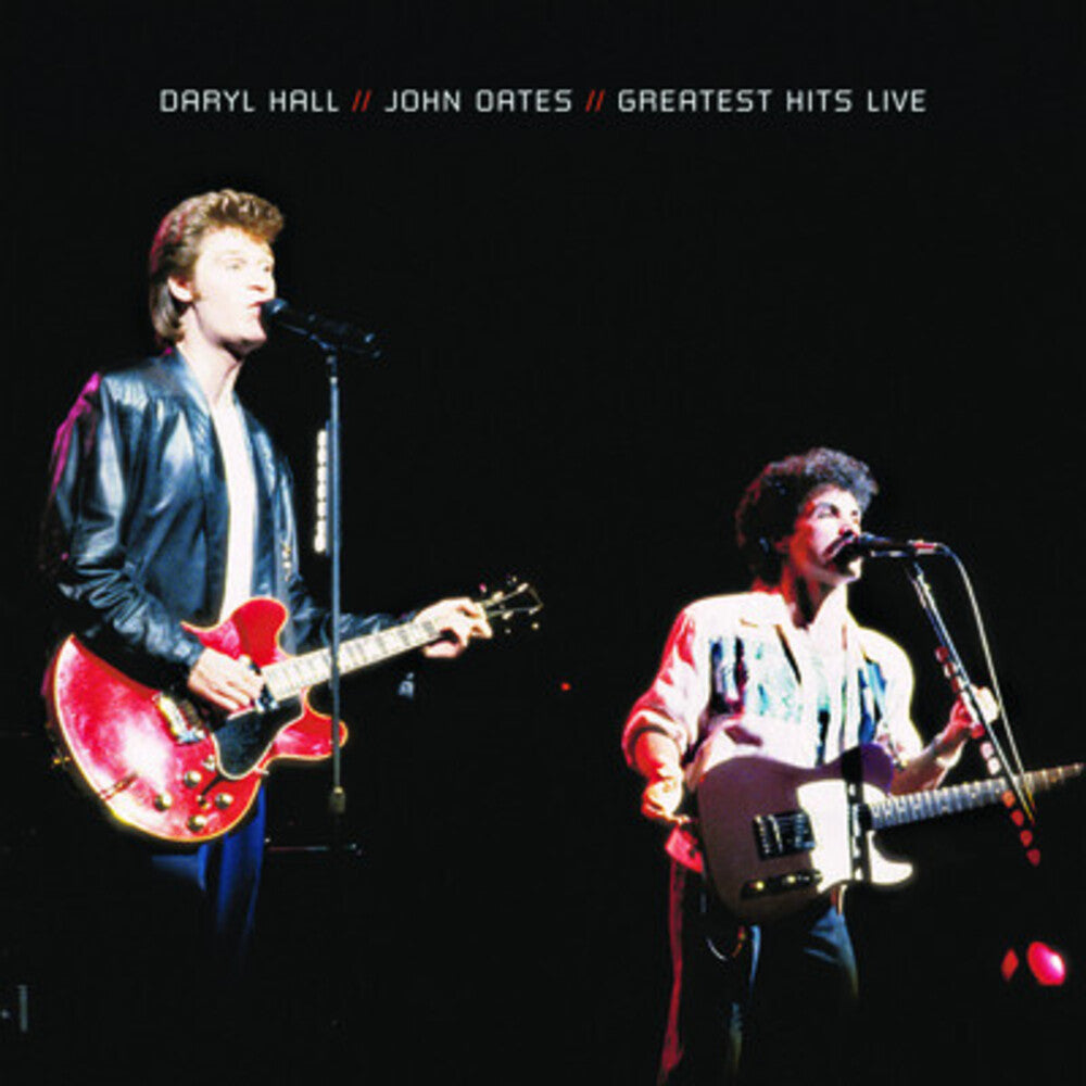 the album cover for Daryl Hall & John Oates - Greatest Hits Live