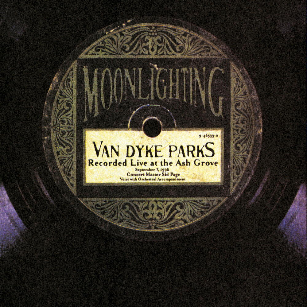 the album cover for Van Dyke Parks - Moonlighting: Live at the Ash Grove