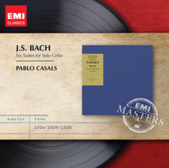 Pablo Casals - Bach Cello Suites Music CD