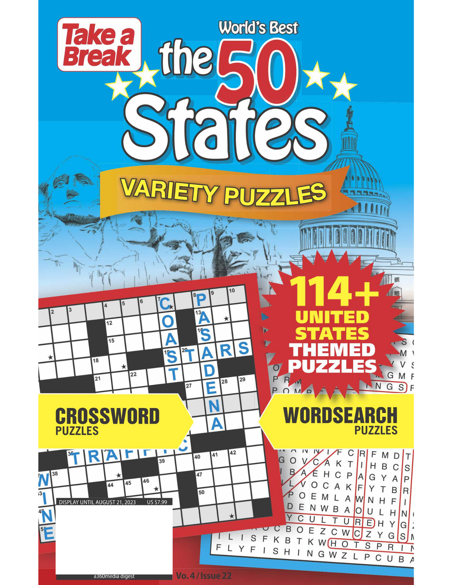World's Best Variety Puzzles 'The 50 States' - 114+ United States Themed Puzzles