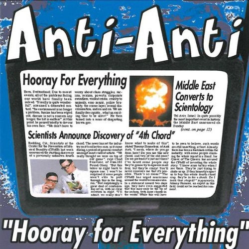 Anti-anti - Horray For Everything - Music CD