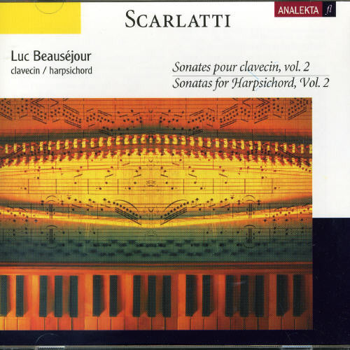 the album cover for D. SCARLATTI - Sonates Pour Clavecin 2