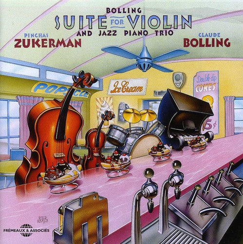 the album cover for Claude Bolling/Pinchas Zukerman - Suite For Violin and Jazz Piano