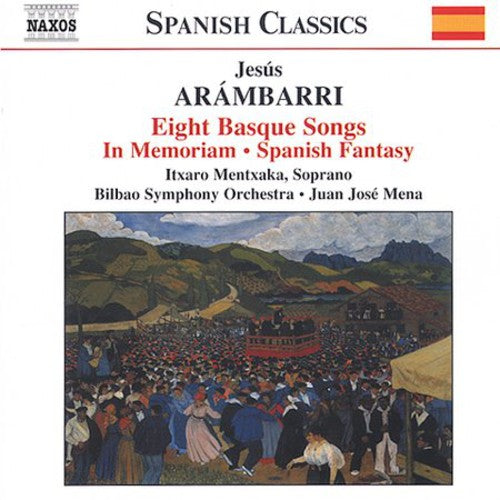 the album cover for J. Arambarri - Eight Basque Songs