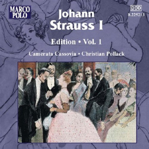 the album cover for Christian Pollack - Johann Strauss I Edition 1