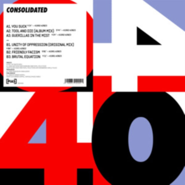 Consolidated - Consolidated - Pias 40 - 12 Inch Vinyl