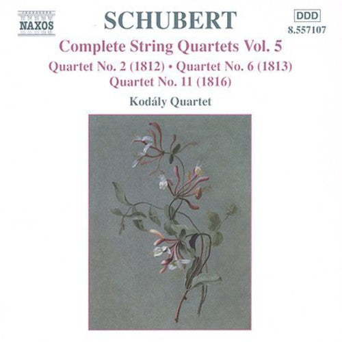 Schubert / Kodaly Quartet - Complete String Quartets 5 - Music CD