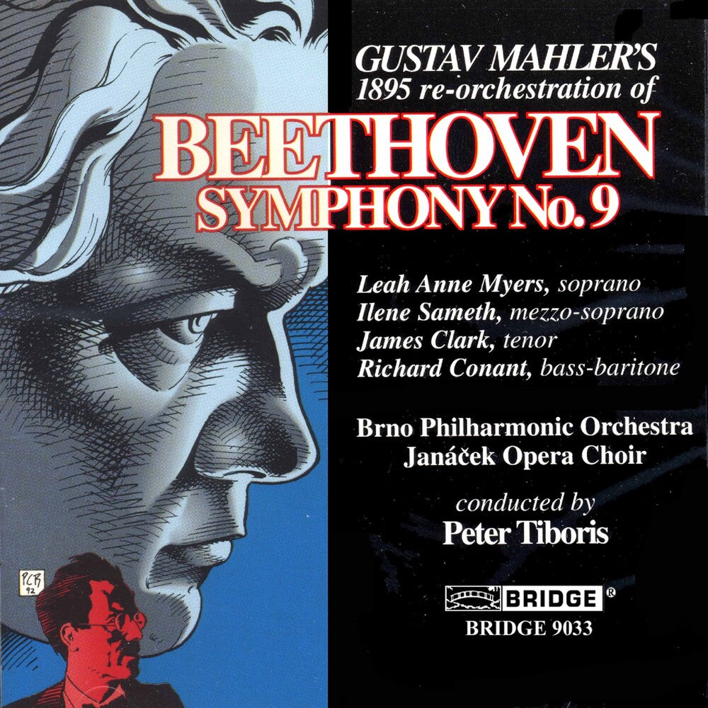 the album cover for Peter Tiboris - Symphony 9 (Mahler Edition)