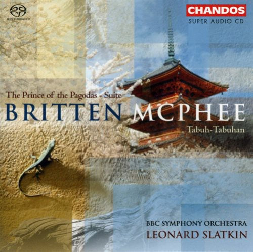 the album cover for Britten/Mcphee - Prince of Pagodas Suite / Tabuh-Tabuhan