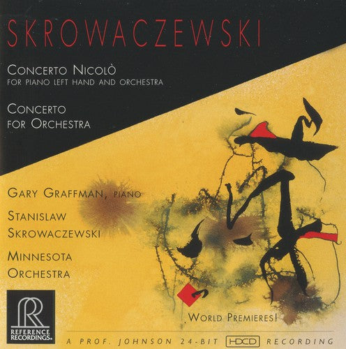 Skrowaczewski / Graffman / Minnesota Orchestra - Concerto Nicolo / Concerto For Orchestra - Music CD