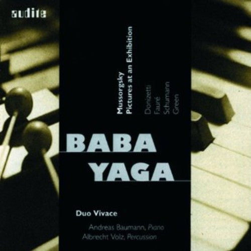 the album cover for Duo Vivace - Baba Yaga: Music for Percussion & Piano