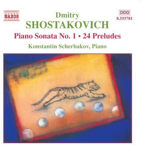 the album cover for Konstantin Scherbakov - Piano Sonata 1 / 24 Preludes