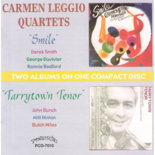 the album cover for Carmen Leggio - Smile/Tarrytown Tenor