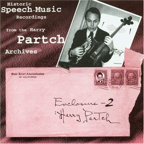 the album cover for H. PARTCH - Historic Speech Music