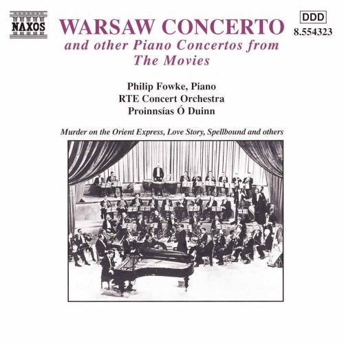 the album cover for Piano Concertos From The Movie - Warsaw Concerto / Various