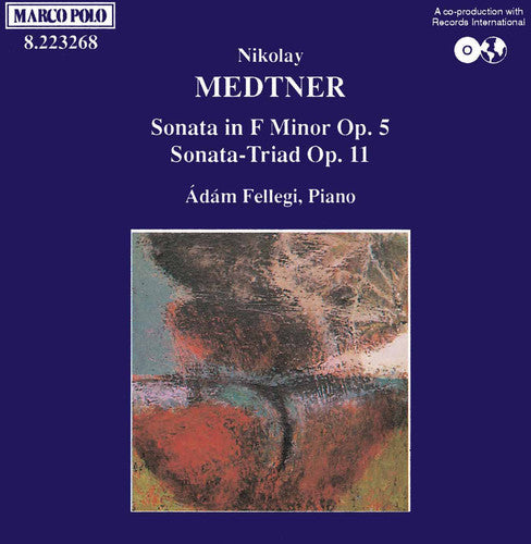 the album cover for N. MEDTNER - Sonata in F minor / Sonata-Triad