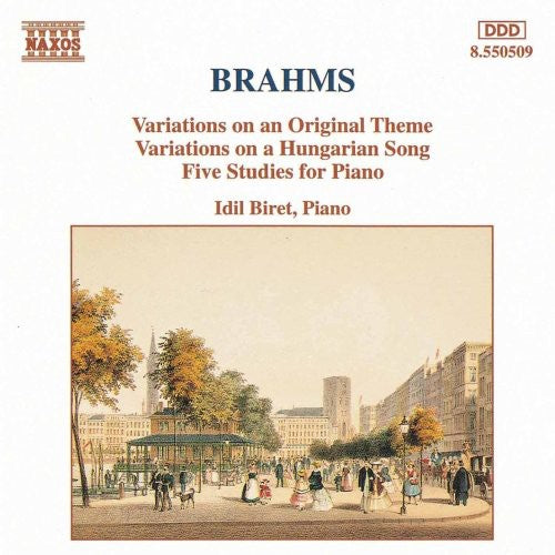 Brahms / Biret - Variations Opus 21 / 5 Etudes - Music CD