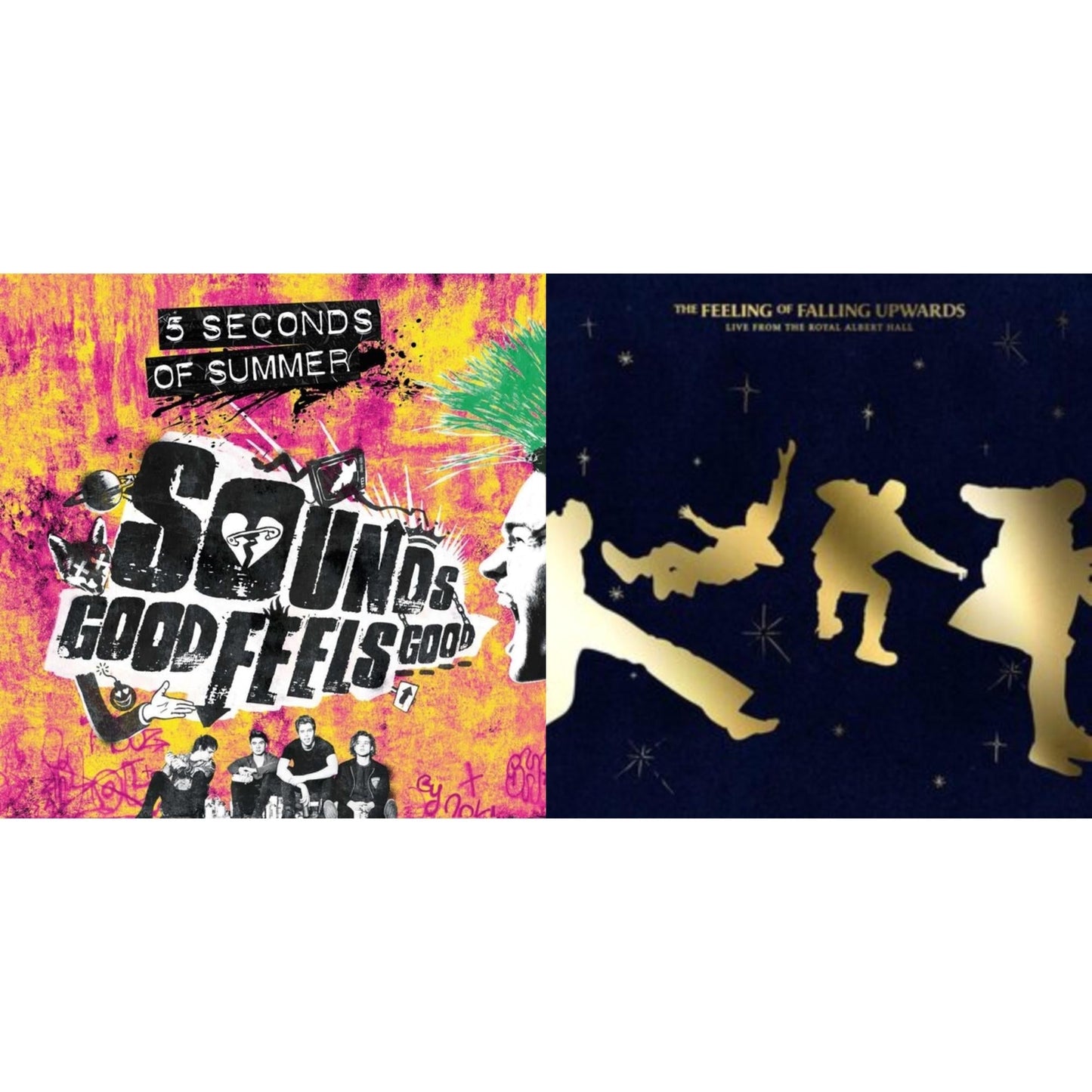 5 Seconds Of Summer - Feeling Of Falling Upwards (Live From The Royal Albert Hall) (X) (2LP) & Sounds Good Feels Good