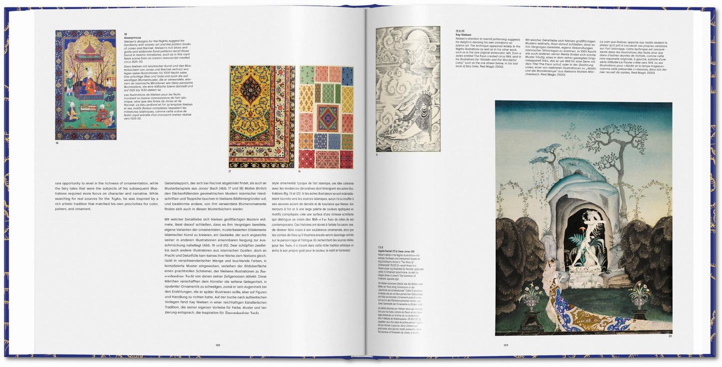Kay Nielsen. 1001 Nights (German, French, English) Book