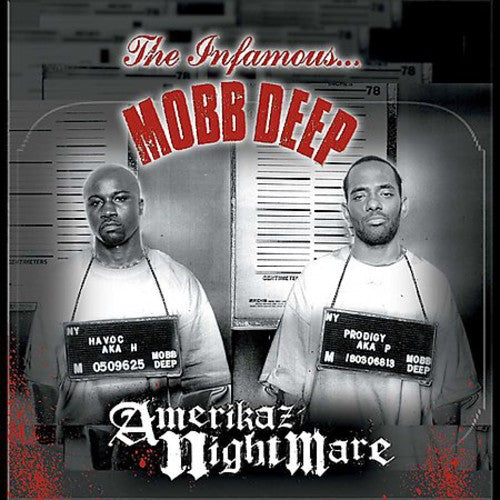 the album cover for Mobb Deep - Amerikaz Nightmare