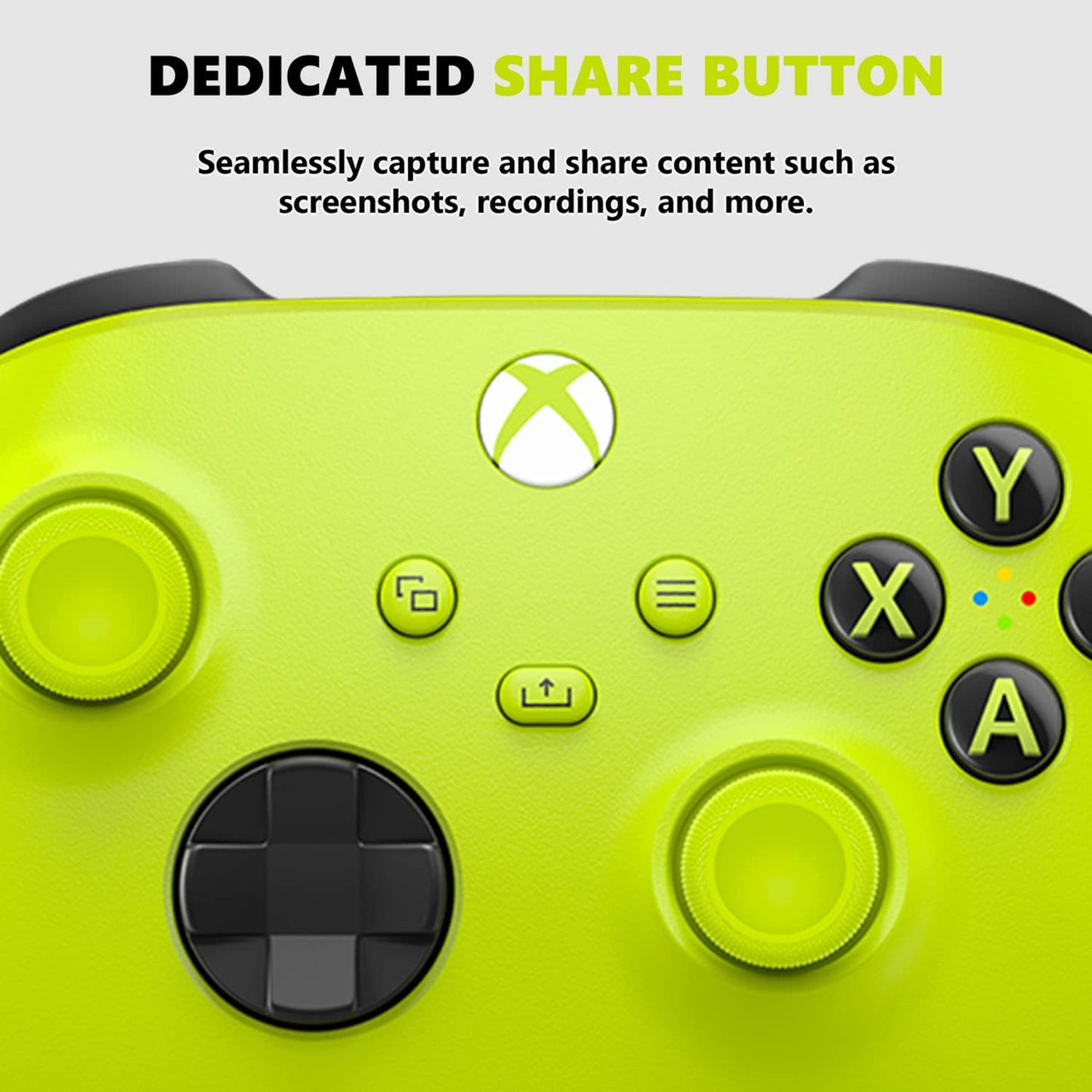 Microsoft - Xbox Wireless Controller: Electric Volt - Microsoft