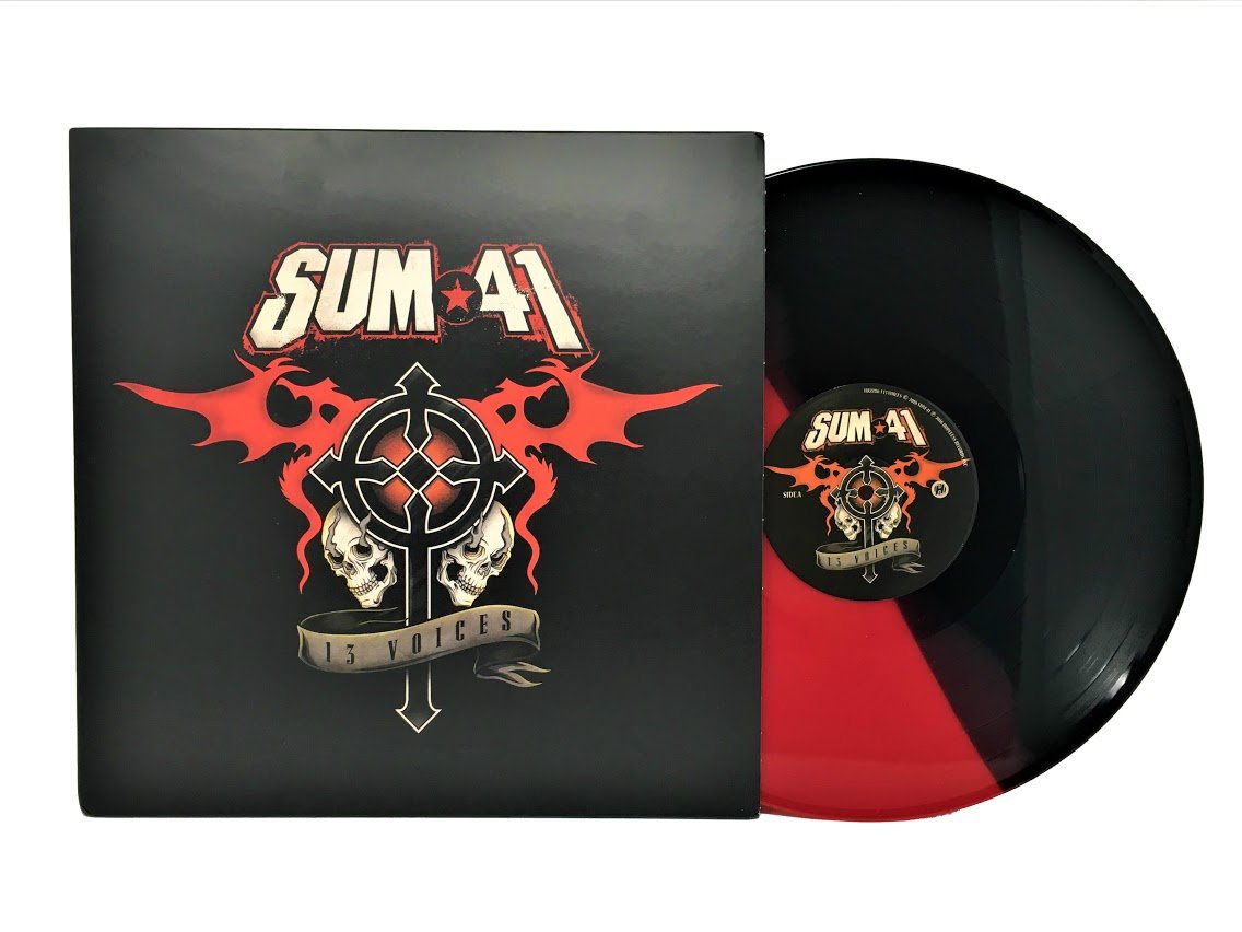 Sum-41 - 13 Voices (Limited Edition Red and Black Split Colored Vinyl) Vinyl Record