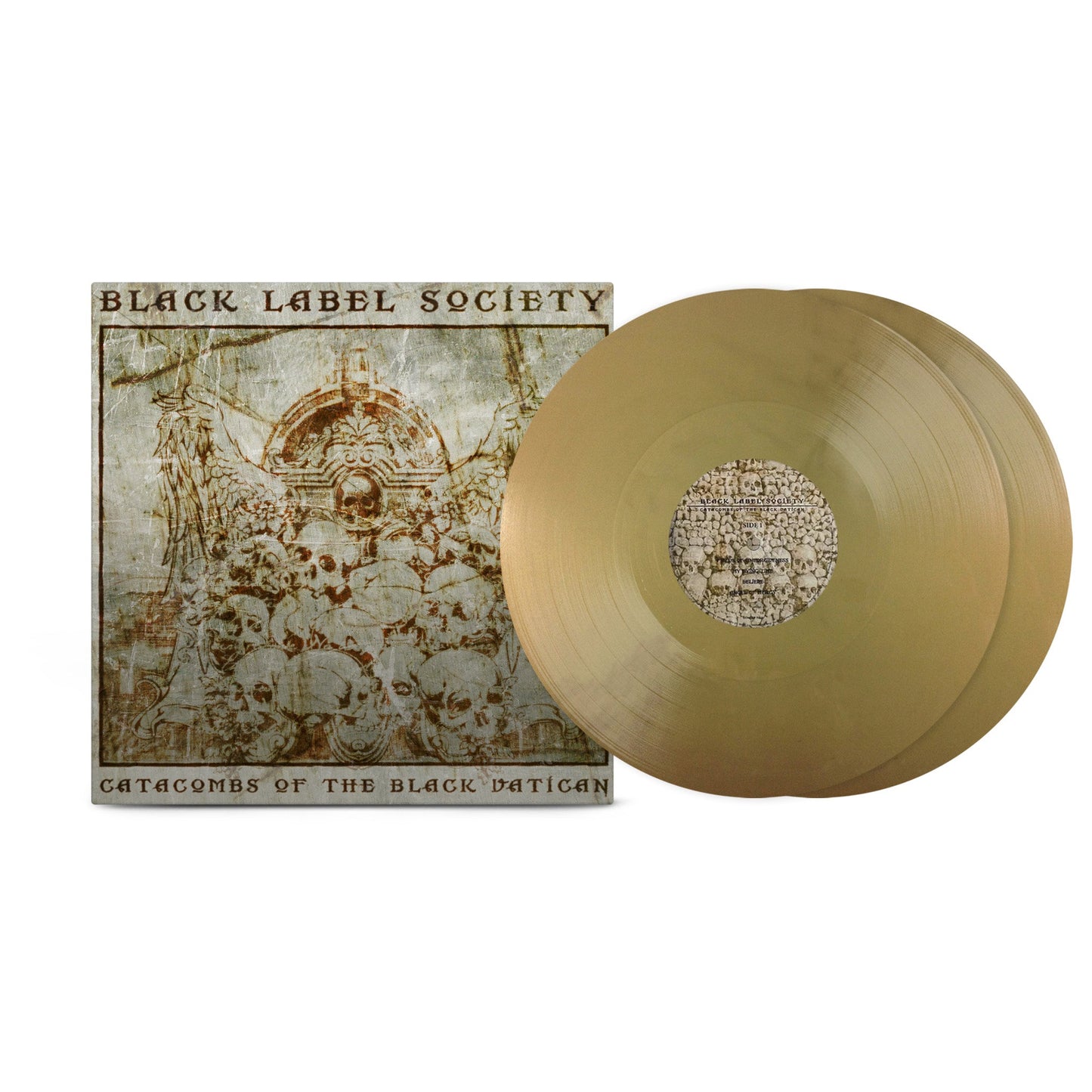 Black Label Society - Catacombs of the Black Vatican on Gold Double Vinyl Record