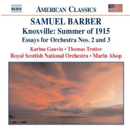 Barber / Gauvin / Trotter / Alsop / Rsno - Knoxville: Summer Of 1915 - Music CD