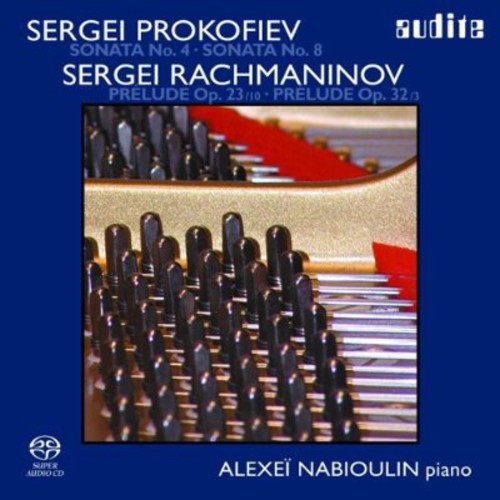 the album cover for Prokofiev / Rachmaninoff / Nabioulin - Alexei Nabioulin Plays