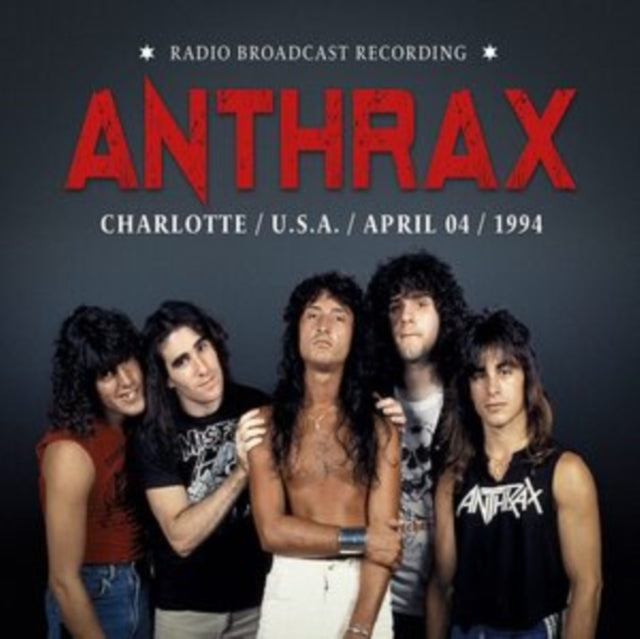 Anthrax - Charlotte, April 04, 1994 Music CD