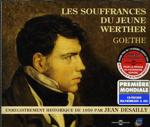 the album cover for Jean Desailly - Les Souffrances Du Jeune Werther