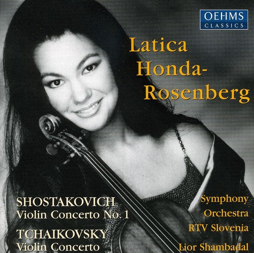 the album cover for SHOSTAKOVICH/TCHAIKOVSKY - Violin Concertos