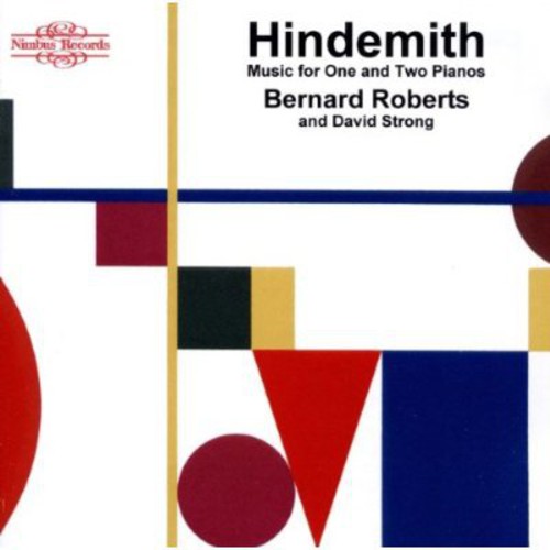 the album cover for Bernard Roberts - Music for 1 & 2 Pianos