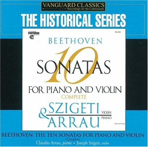 the album cover for JOSEPH SZIGETI - Complete Violin & Piano Sonatas
