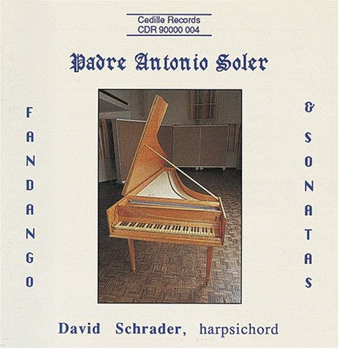 the album cover for David Schrader - Fandango & Sonatas 1
