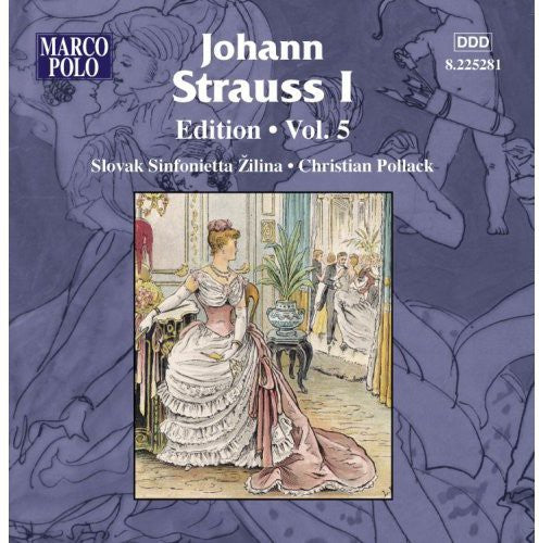Strauss,j. I / Ilina / Pollack / Slovak Sinf - Johann Strauss I Edition 5 - Music CD