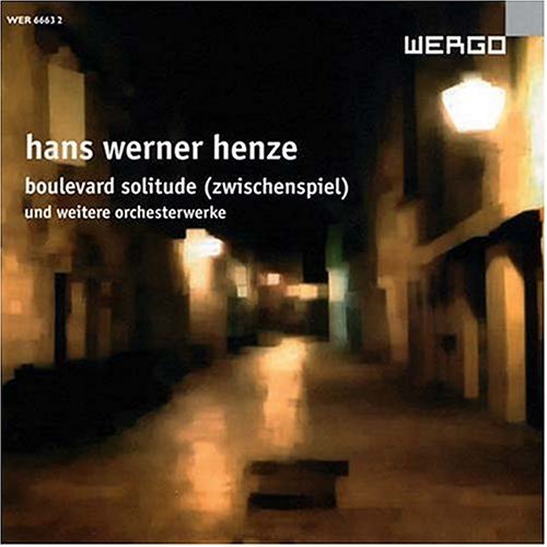 Henze / Tainton / Perl / Ruzicka / Ndr So - Boulevard Solitude: Orchestral Interlude - Music CD