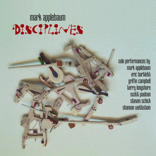 the album cover for Mark Applebaum - Disciplines: Applebaum
