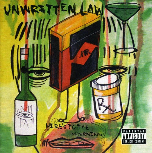 the album cover for Unwritten Law - Here's to the Mourning